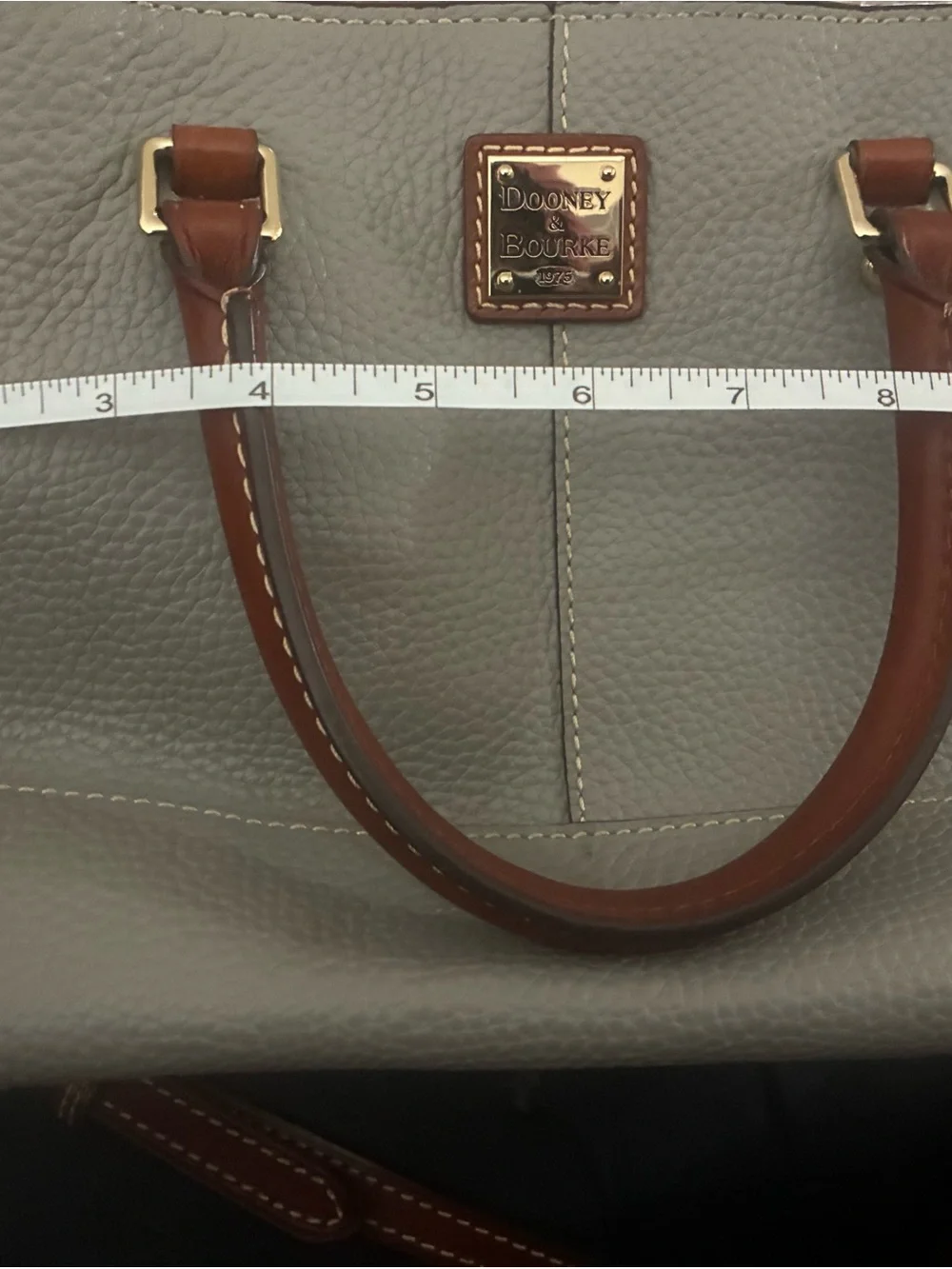 Dooney & bourke pebble grain leather satchel crossbody